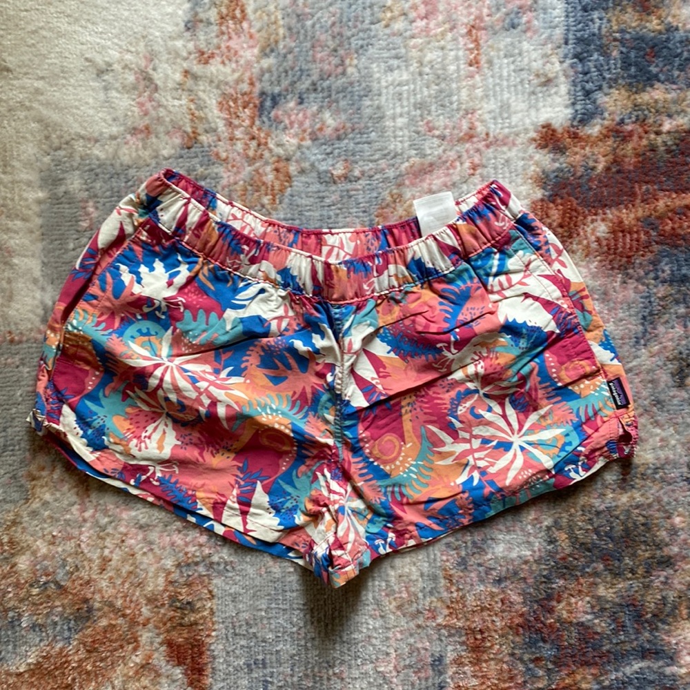Patagonia Women's Athletic Shorts - Multicolor Floral